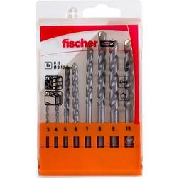 Fischer D-S 543027 Sten-spiralbor-sæt 8 dele 1 Set [Ukendt]